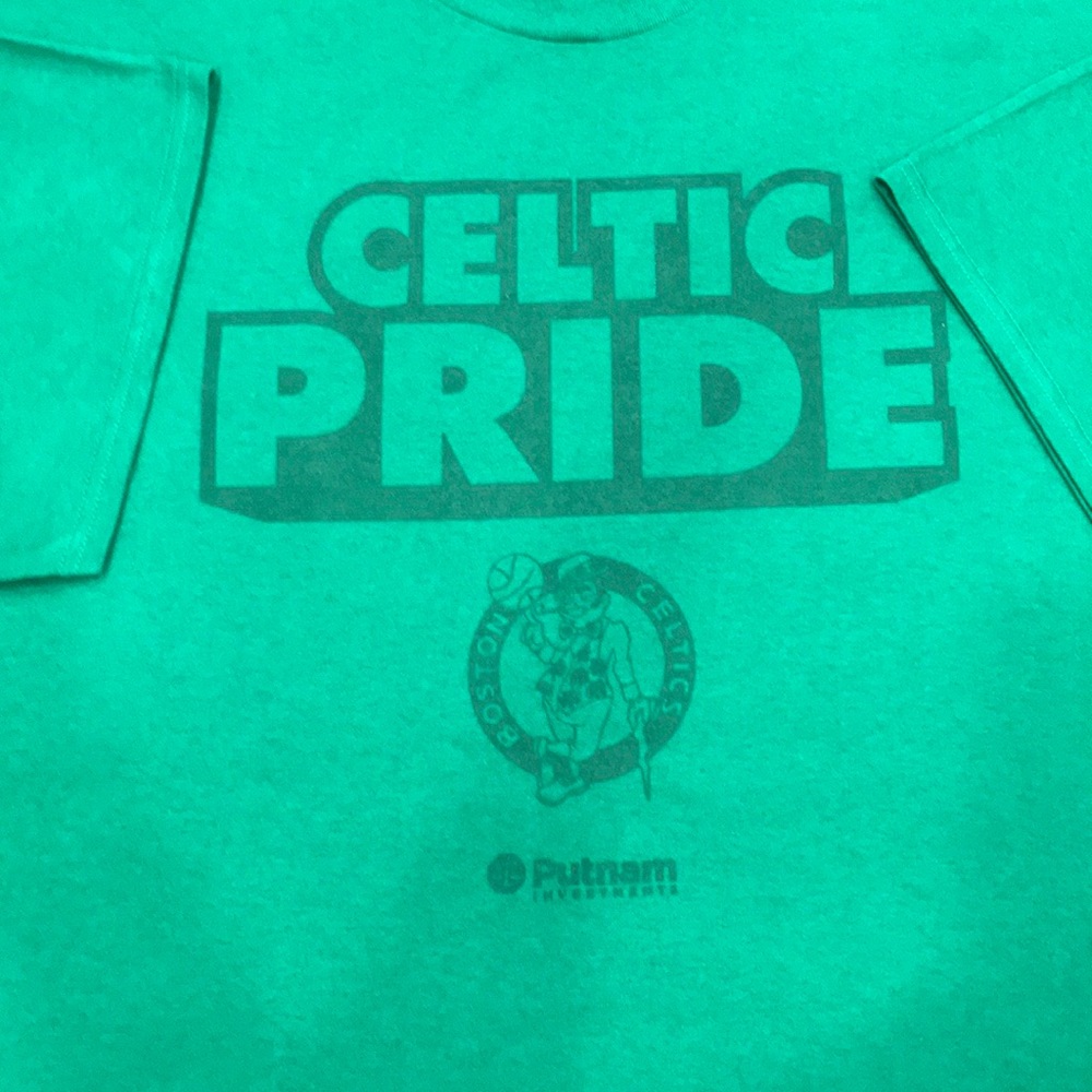 T Shirt CELTIC PRIDE green XL SHORT SLEEVE BY delta pro weight. Very nice shirt